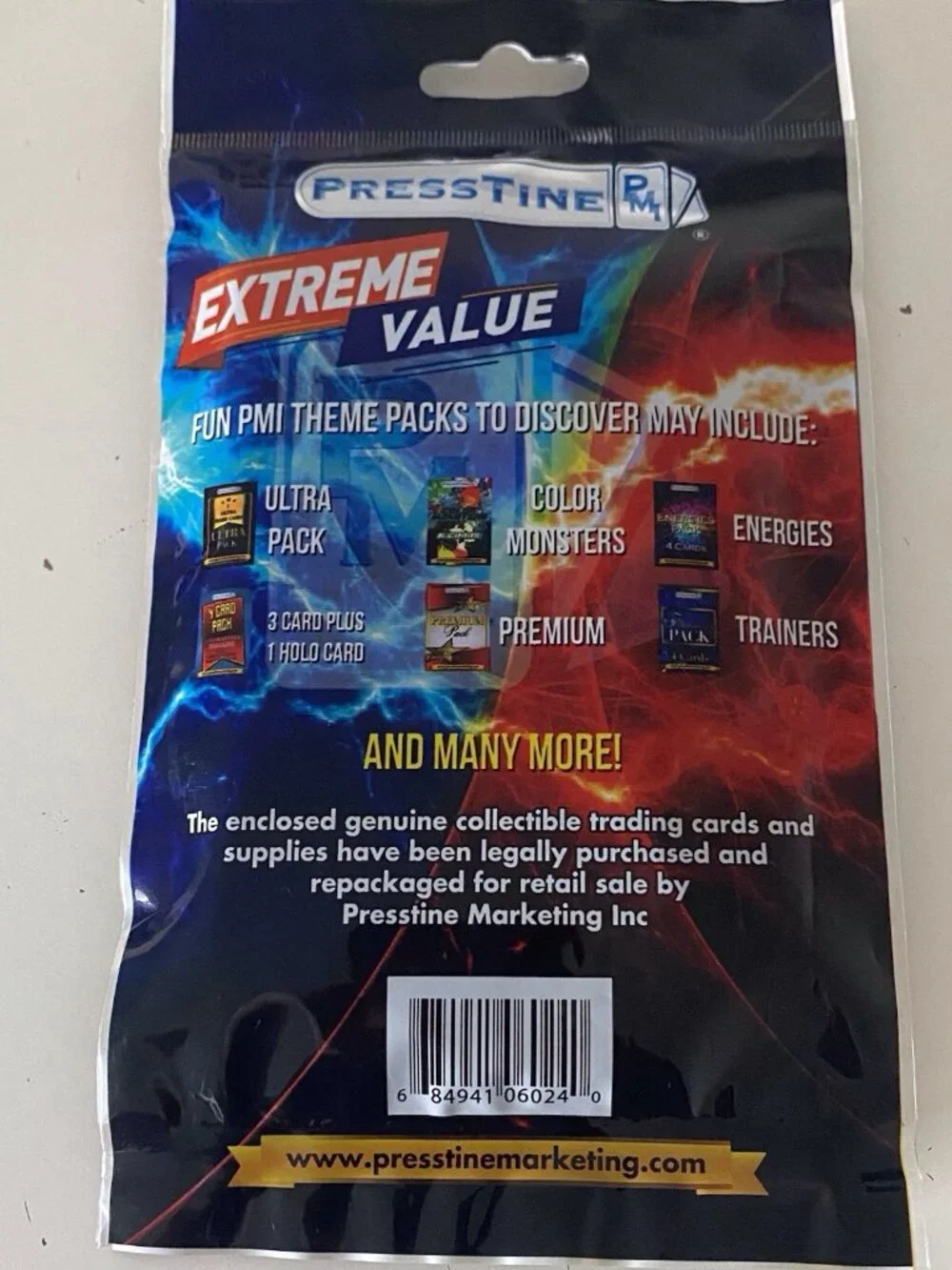 Gaming Surprise Bag Classic Pokemon Cards With Random Mix Preestine Theme Packs